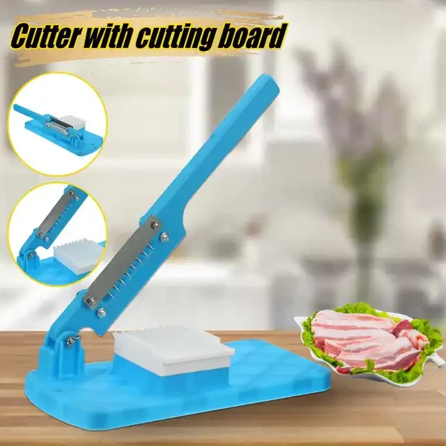 Trancheur multifonctionnelle manuel pour la maison, Machine de découpe de viande, rouleaux de mouton de bœuf, trancheur de Table pour la viande et les légumes
