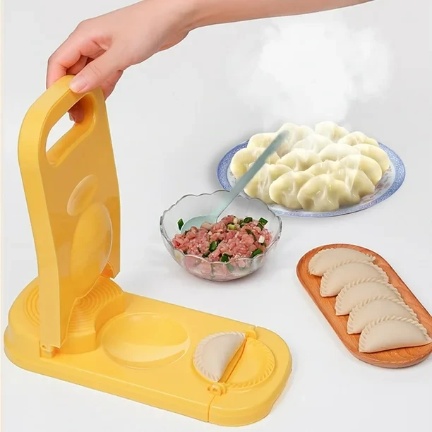Dumpling Maker 2-en-1 – Moule à Raviolis & Presse à Pâte | Facile & Rapide