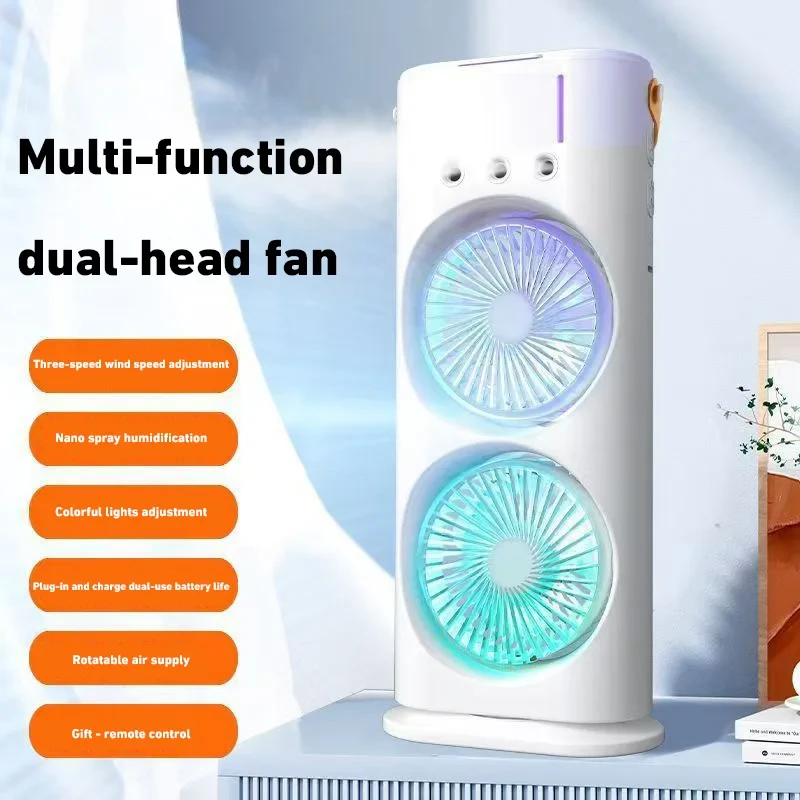 Mini Climatiseur Portable USB 3-en-1 – Ventilateur, Refroidisseur et Purificateur